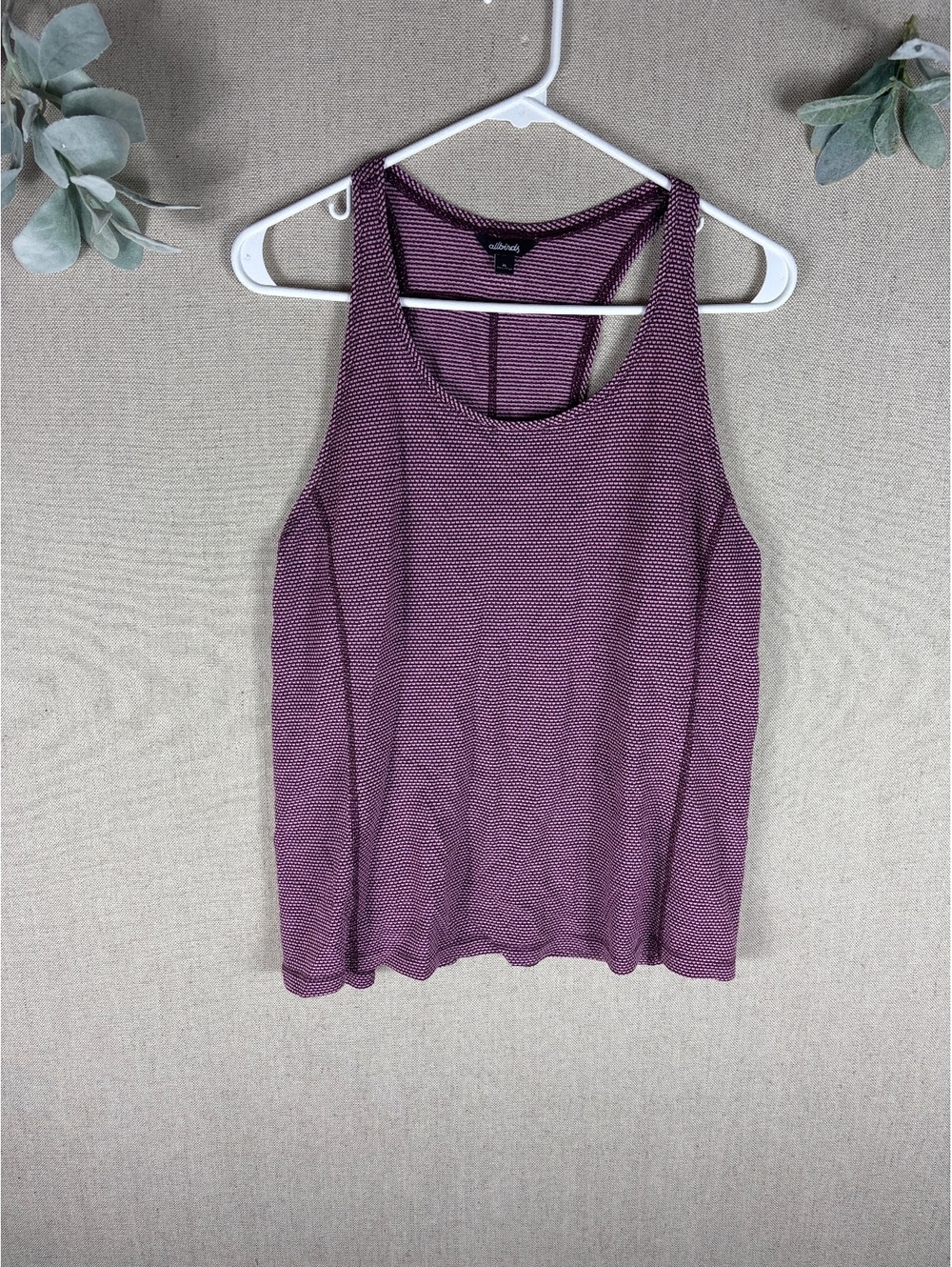 Allbirds > Pink and Purple Natural Run Tank Top XL